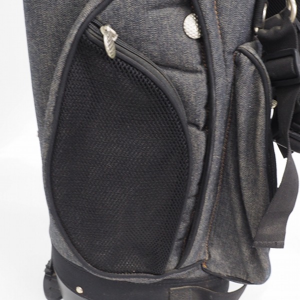 実際に弊社で買取させて頂いたEVISU GOLF/エヴィスゴルフ/エビス デニム 8分割 スタンド式キャディバッグの画像 7枚目