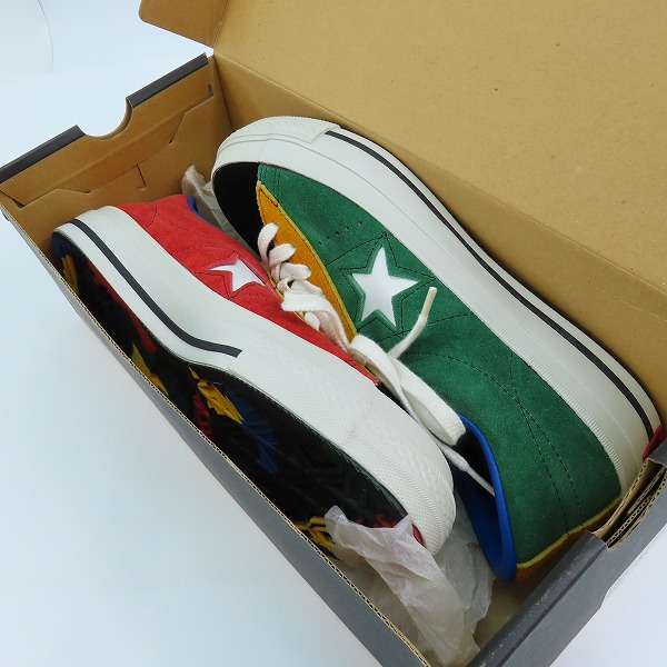 実際に弊社で買取させて頂いたCONVERSE/コンバース ONE STAR CC OX/ワンスター マルチカラー/7.5の画像 8枚目