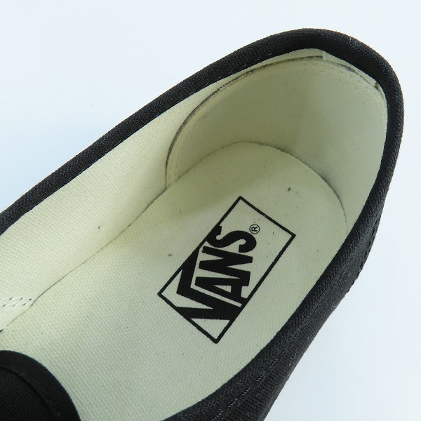 実際に弊社で買取させて頂いたVANS/バンズ Authentic/オーセンティック ローカット スニーカー/シューズ ブラック 508731/28.5の画像 4枚目