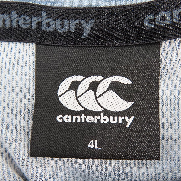実際に弊社で買取させて頂いた【未使用】CANTERBURY/カンタベリー ラグビー日本代表 /JAPAN L/S WORKOUT TEE/ワークアウト Tシャツ R34087JPB/4Lの画像 2枚目