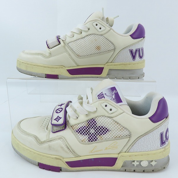 実際に弊社で買取させて頂いたLOUISVUITTON/ルイヴィトン LVトレイナーライン スニーカー 5.5の画像 3枚目