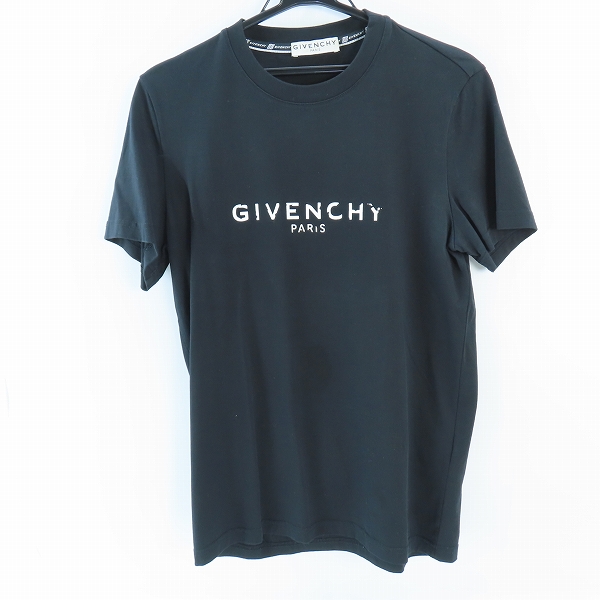 実際に弊社で買取させて頂いた【JPタグ】GIVENCHY/ジバンシィ 20SS ヴィンテージロゴ スリムフィットクルーネック半袖Tシャツ BM70K93002/XS