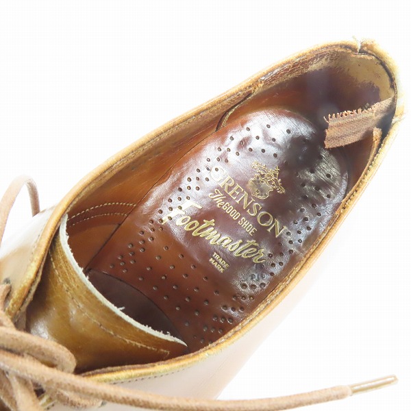 実際に弊社で買取させて頂いた【難有り】GRENSON/グレンソン ストレートチップ  レザーシューズ 6019 /6Eの画像 4枚目