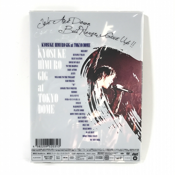 実際に弊社で買取させて頂いたKYOSUKE HIMURO/氷室京介 東日本大震災復興支援チャリティライブ KYOSUKE HIMURO GIG at TOKYO DVDの画像 1枚目