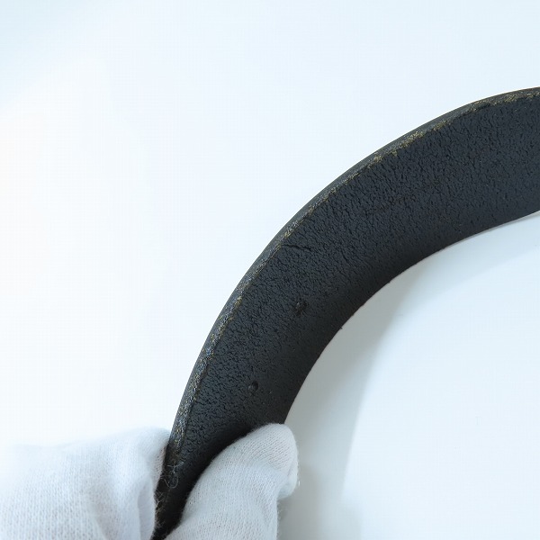 実際に弊社で買取させて頂いたDOLCE&GABBANA/ドルチェアンドガッバーナ/ドルガバ BC2605 プレートバックル ベルト/34の画像 6枚目