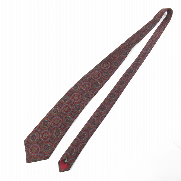 実際に弊社で買取させて頂いたBurberrys/バーバリーズ 総柄 シルク ネクタイの画像 5枚目