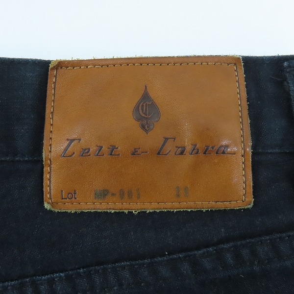 実際に弊社で買取させて頂いたCELT&COBRA/ケルト＆コブラ デニムパンツ/MP-001/29の画像 5枚目