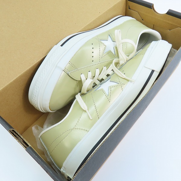 実際に弊社で買取させて頂いたCONVERSE/コンバース ONE STAR CELEBRITY OX/ワンスター セレブリティ ゴールド/ホワイト/7.5の画像 6枚目
