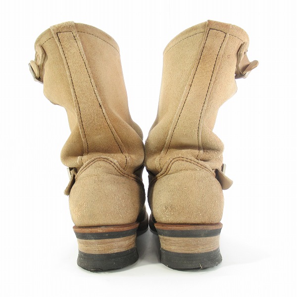 実際に弊社で買取させて頂いたRED WING/レッドウィング 8268 PT99 ENGINEER BOOTS/エンジニアブーツ スエード 9Dの画像 1枚目