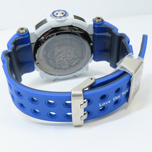 実際に弊社で買取させて頂いたG-SHOCK/Gショック FROGMAN/フロッグマン DOLPHIN WHALE 2016 タフソーラー GWF-D1000K-7JRの画像 3枚目