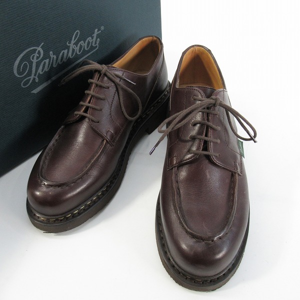 実際に弊社で買取させて頂いたParaboot/パラブーツ CHAMBORD/TEX MARRON-LIS CAFE シャンボード 710707/5 シューツリー付き
