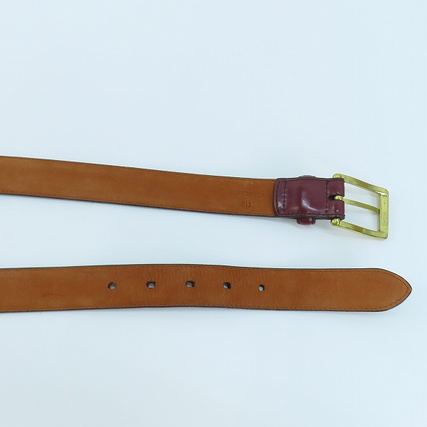 実際に弊社で買取させて頂いたCOLE HAAN/コールハーン レザーベルト ブラウン系 A09273/85/34の画像 2枚目