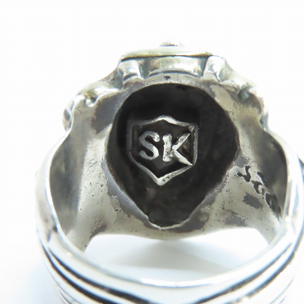 実際に弊社で買取させて頂いたStar Knights/スターナイツ ソード エンブレム  エクスカリバー リング SILVER925/シルバー/19号の画像 6枚目