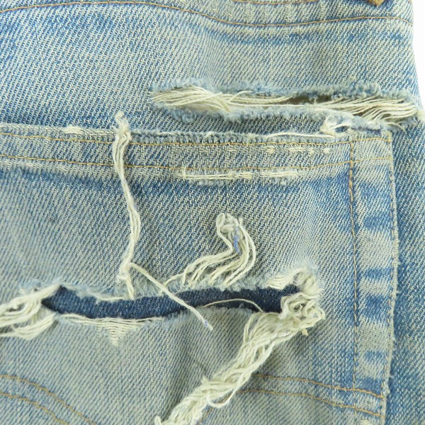 実際に弊社で買取させて頂いた【難有り】LEVI'S/リーバイス 517/刻印15/ジップフライ ヴィンテージ デニムパンツ の画像 8枚目