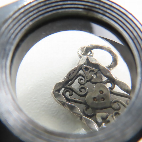 実際に弊社で買取させて頂いた【ギャラ付き】KONRON/コンロン アリスインワンダーランド トランプ ペンダントトップの画像 4枚目