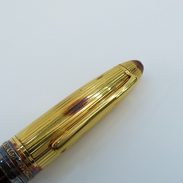 実際に弊社で買取させて頂いたMONTBLANC/モンブラン MEISTER STUCK 146/METAL3/SILVER925 万年筆 ペン先18Kの画像 8枚目