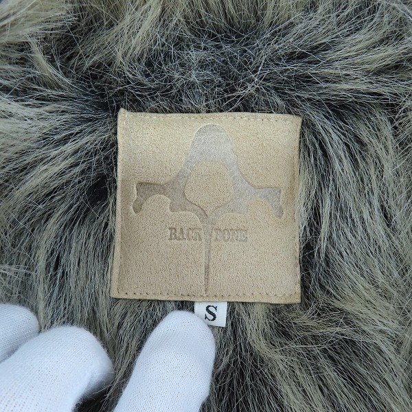 実際に弊社で買取させて頂いたBACK BONE/バックボーン フェイクファー デニムジャケット BB-J-012 /Sの画像 2枚目