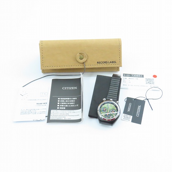 実際に弊社で買取させて頂いたCITIZEN/シチズン RECORD LABEL move限定モデル  Tsuno Chrono/ツノクロノ AN3665-70Wの画像 8枚目