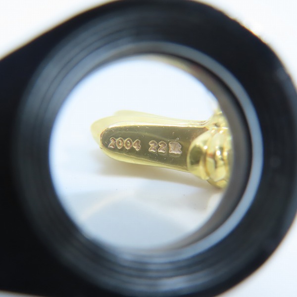 実際に弊社で買取させて頂いたCHROME HEARTS/クロムハーツ 22K CRS BBYFAT/ベビーファット クロス チャーム/トップの画像 5枚目