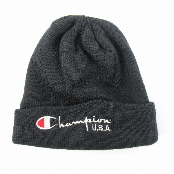 実際に弊社で買取させて頂いたchampion/チャンピオン USA/アメリカ製 ロゴ ニット帽/キャップ
