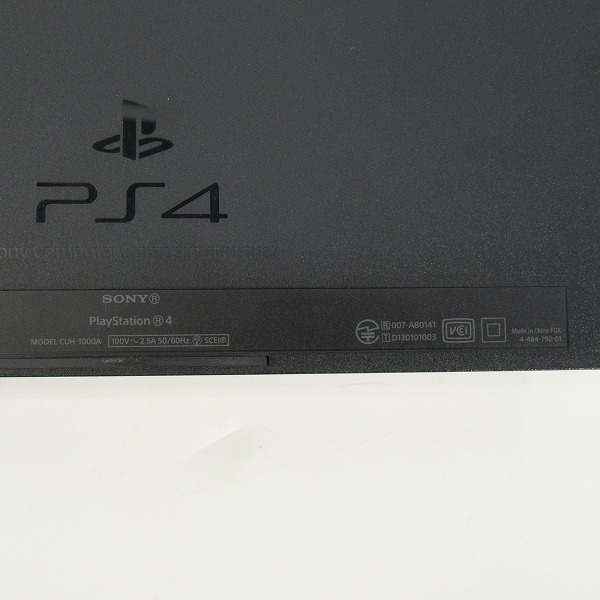 実際に弊社で買取させて頂いたSONY/ソニー PlayStation4/PS4/プレイステーション4 500GB 本体のみ CUH-1000A ジェット・ブラック【簡易動作確認済】の画像 4枚目