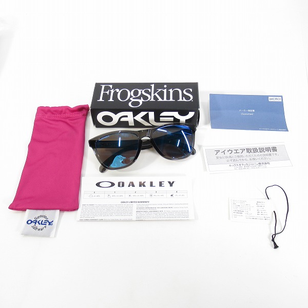 実際に弊社で買取させて頂いたOAKLEY/オークリー FROGSKINS/フロッグスキン サングラス/アイウェア OO9245-7454の画像 8枚目