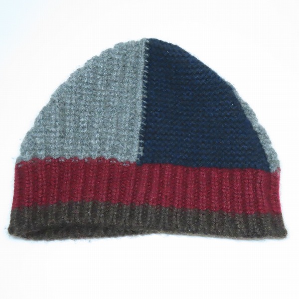 実際に弊社で買取させて頂いたHERMES/エルメス カシミヤ100％ ニット帽/ニットキャップ/帽子の画像 1枚目