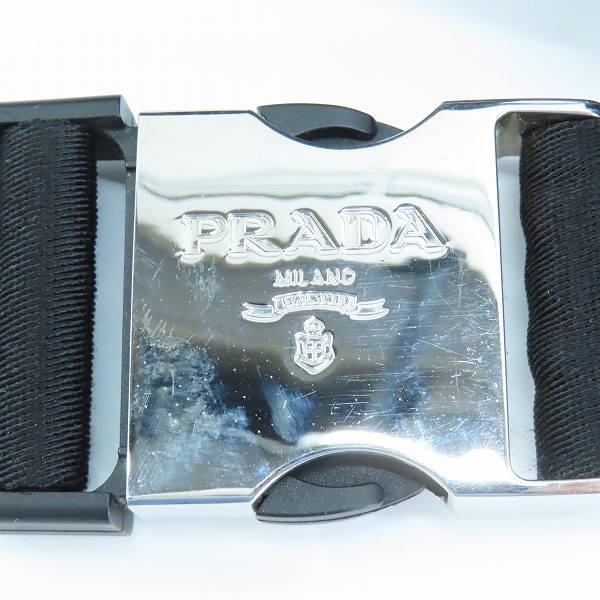 実際に弊社で買取させて頂いたPRADA/プラダ サフィアーノレザー ベルトバック/ボディバッグ 2VH156 の画像 8枚目