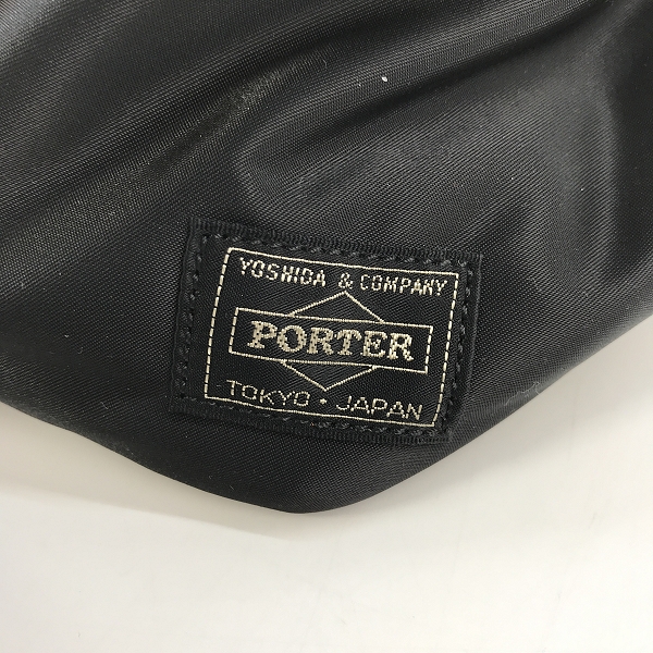 実際に弊社で買取させて頂いた【未使用】PORTER/ポーター TANKER WAIST BAG (L) タンカー ウエストバッグ L ブラック/622-66628の画像 5枚目