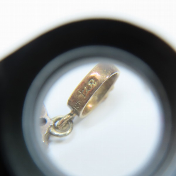 実際に弊社で買取させて頂いたLoree Rodkin/ローリーロドキン マルチカラーストーン/18K×SILVER925 ハーフ ムーン スター ペンダントの画像 6枚目