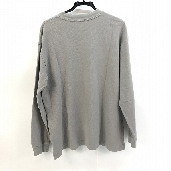 実際に弊社で買取させて頂いたLACOSTE/ラコステ 鹿の子地 ロングスリーブTシャツ グレー TH029J /Lの画像 1枚目