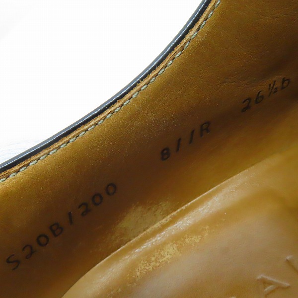 実際に弊社で買取させて頂いたREGAL/リーガル 内羽根 ストレートチップ レザーシューズ ビジネスシューズ 811R/26.5の画像 5枚目