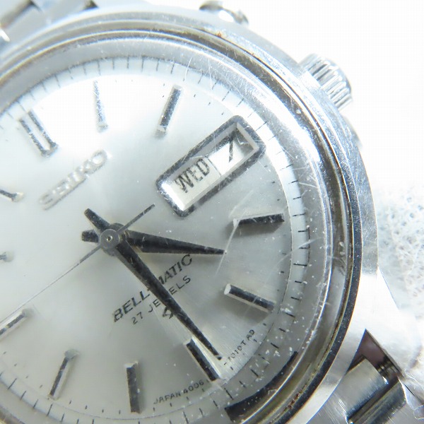 実際に弊社で買取させて頂いたSEIKO/セイコー BELL MATIC ベルマチック 4006-7010 自動巻きの画像 7枚目