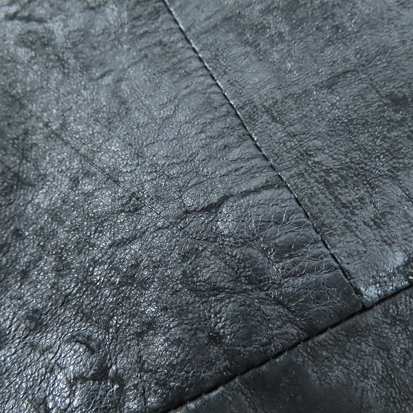 実際に弊社で買取させて頂いたJULIUS/ユリウス 13SS vandalism ラムレザージャケット/1の画像 6枚目