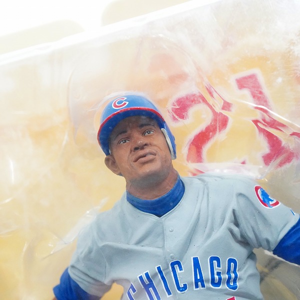 実際に弊社で買取させて頂いた【未開封】McFARLANE TOYS/マクファーレントイズ シカゴ カブス #21 SAMMY SOSA サミー・ソーサ フィギュアの画像 2枚目