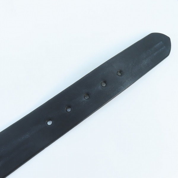 実際に弊社で買取させて頂いた(2)【未使用】SUGAR CANE/シュガーケーン レザーベルト/SCO-2320/ブラック/40の画像 3枚目