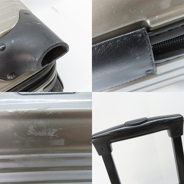実際に弊社で買取させて頂いたRIMOWA/リモワ SALSA/サルサ プロセコ トローリー 2輪 スーツケース/キャリーバッグ 859.40/23Lの画像 6枚目