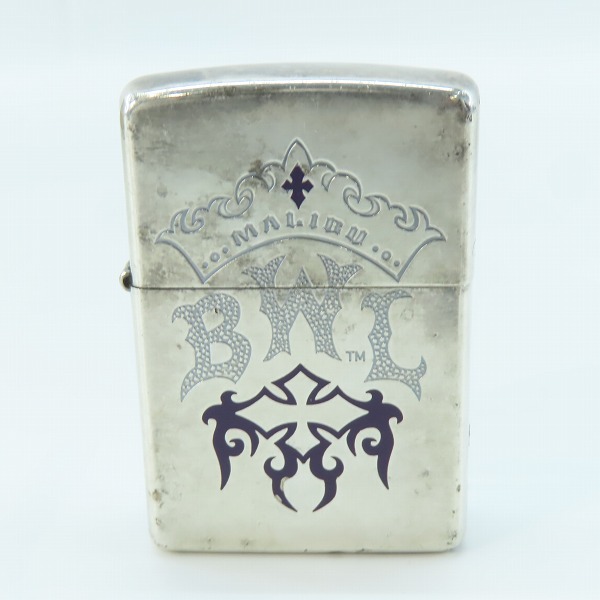 実際に弊社で買取させて頂いた ZIPPO/ジッポー BWL/ビルウォールレザー 限定 071/200 シルバー 08年製