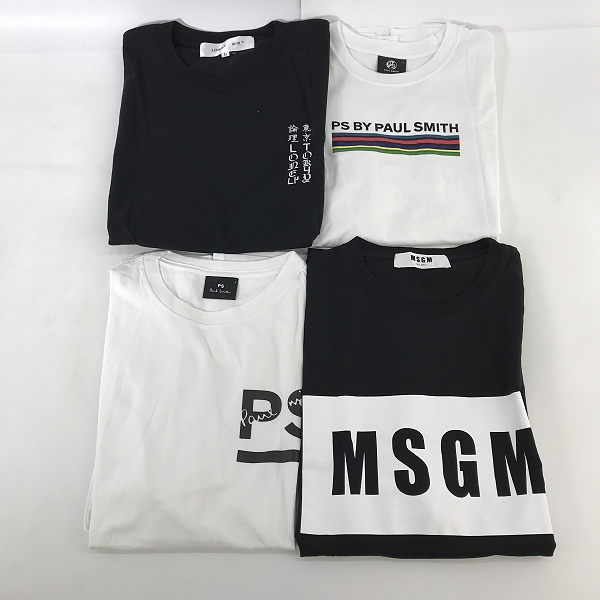 実際に弊社で買取させて頂いた【おまとめ】Paul Smith/ポールスミス LONELY 論理/ロンリー論理 MSGM/エムエスジーエム Tシャツ
