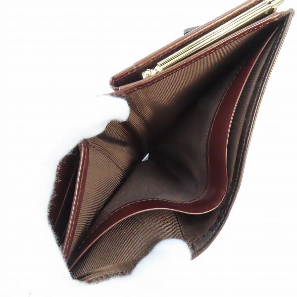 実際に弊社で買取させて頂いたGIVENCHY/ジバンシィ がま口 クロコダイル型押し 二つ折り財布の画像 4枚目