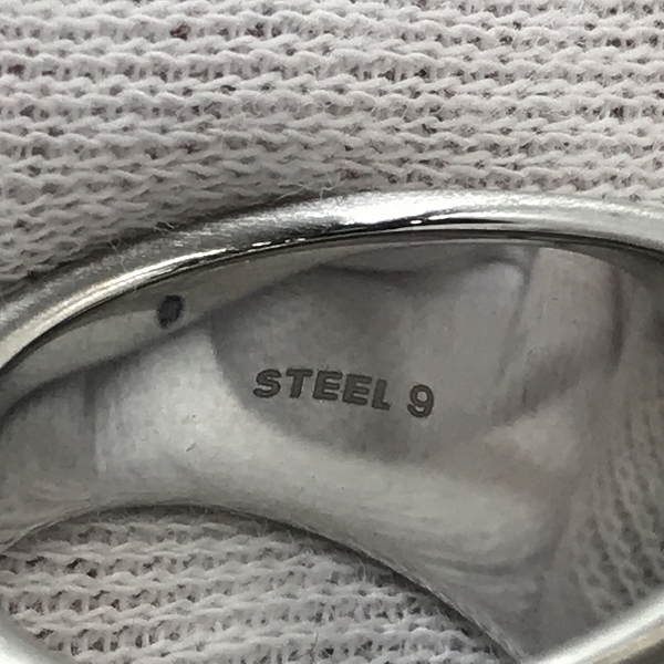 実際に弊社で買取させて頂いたDIESEL/ディーゼル 3Dモヒカン キュービックジルコニア シグネット リング 19号の画像 7枚目
