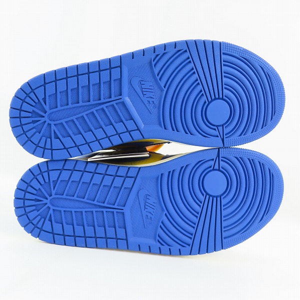 実際に弊社で買取させて頂いた【未使用】NIKE/ナイキ WMNS AIR JORDAN 1 RETRO HIGH OG/エアジョーダン 1 レトロ ハイ リバースレイニー FD2596-700/25.5の画像 2枚目