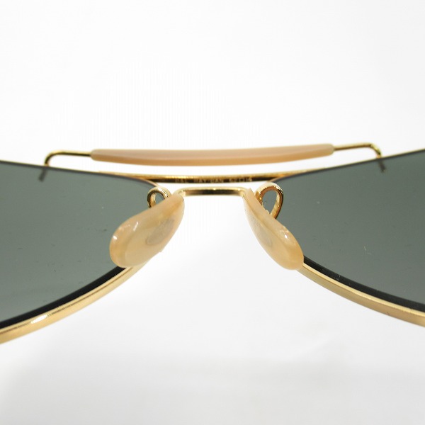 実際に弊社で買取させて頂いたRay-Ban/レイバン B&L/ボシュロム社製 ティアドロップ型 ゴールド アイウェア/サングラスの画像 5枚目