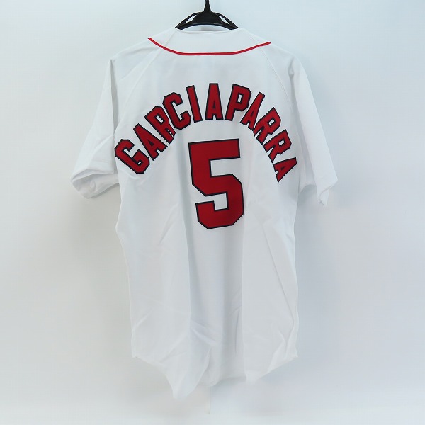 実際に弊社で買取させて頂いたRUSSELL ATHLETIC/ラッセルアスレチック ボストンレッドソックス #5 GARCIAPARRA/ノマー・ガルシアパーラ ユニフォーム/44の画像 1枚目