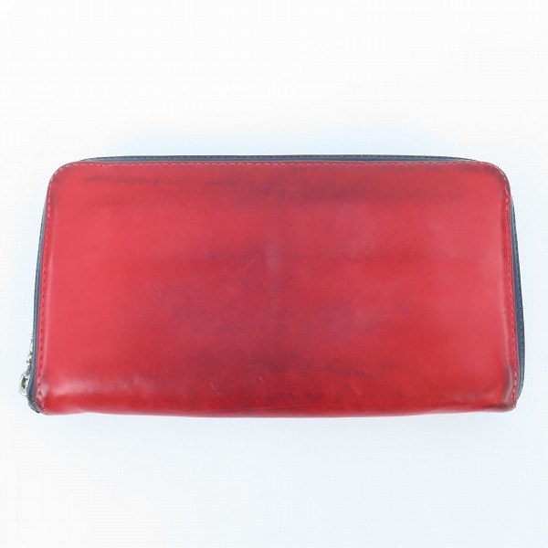 実際に弊社で買取させて頂いた【インボイス原本】CHROME HEARTS/クロムハーツ REC F 3PTCH/REC-F ZIP 3セメタリークロスパッチ ウォレット  レッドの画像 1枚目