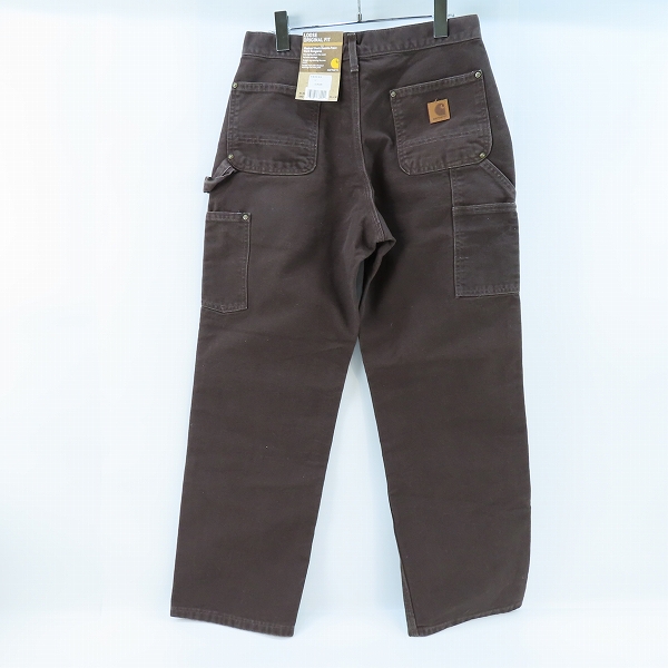 実際に弊社で買取させて頂いた【未使用】Carhartt/カーハート WASHED-DUCK DOUBLE-FRONT WORK DUNGAREE/ペインター パンツ /B136-DKB/30×30の画像 1枚目