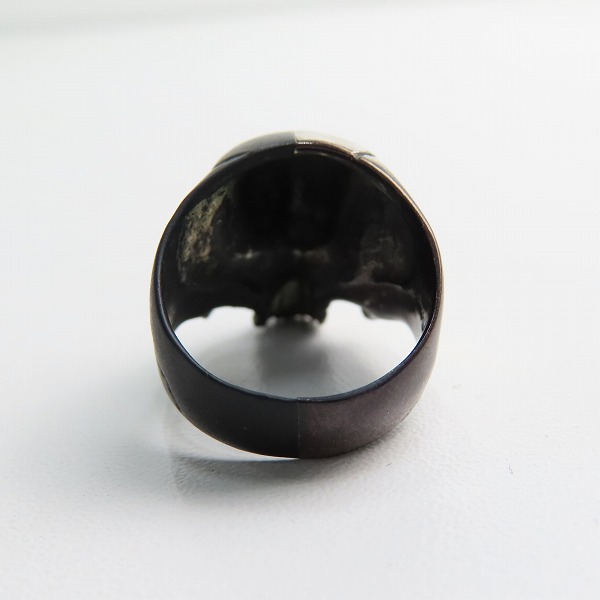 実際に弊社で買取させて頂いたharaKIRI/ハラキリ 赤銅 スカルリング 14.5号の画像 4枚目