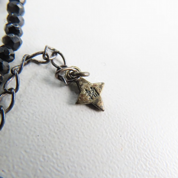 実際に弊社で買取させて頂いた【ギャラ付】Bloody Mary/ブラッディマリー ブラックスピネル ネックレスの画像 2枚目