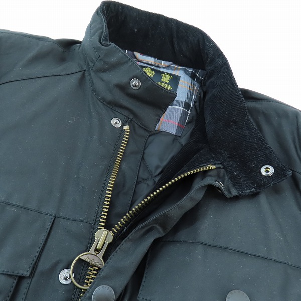 実際に弊社で買取させて頂いたBARBOUR/バブアー CORBRIDGE SL WAX コーブリッジ スリムフィット ワックス ジャケット 2102094/XLの画像 6枚目