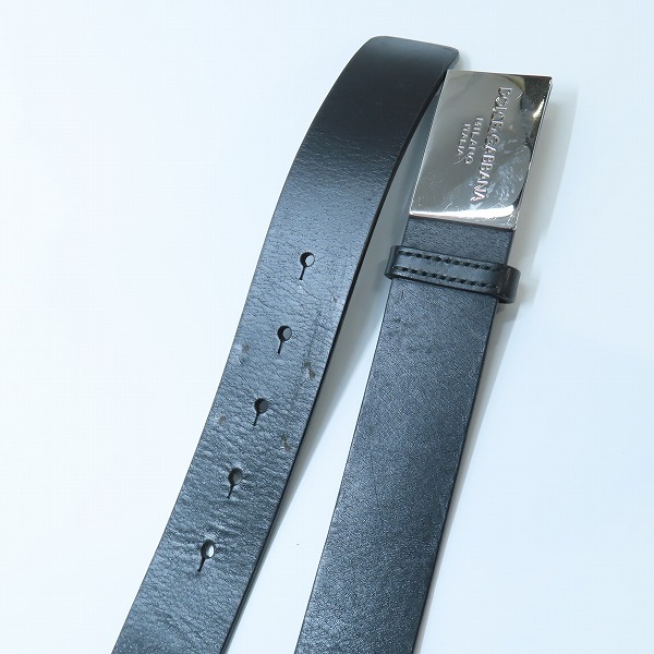 実際に弊社で買取させて頂いたDOLCE&GABBANA/ドルチェアンドガッバーナ/ドルガバ ロゴバックルベルト/34の画像 1枚目